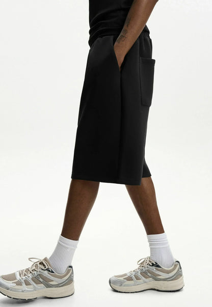 Black jogging shorts