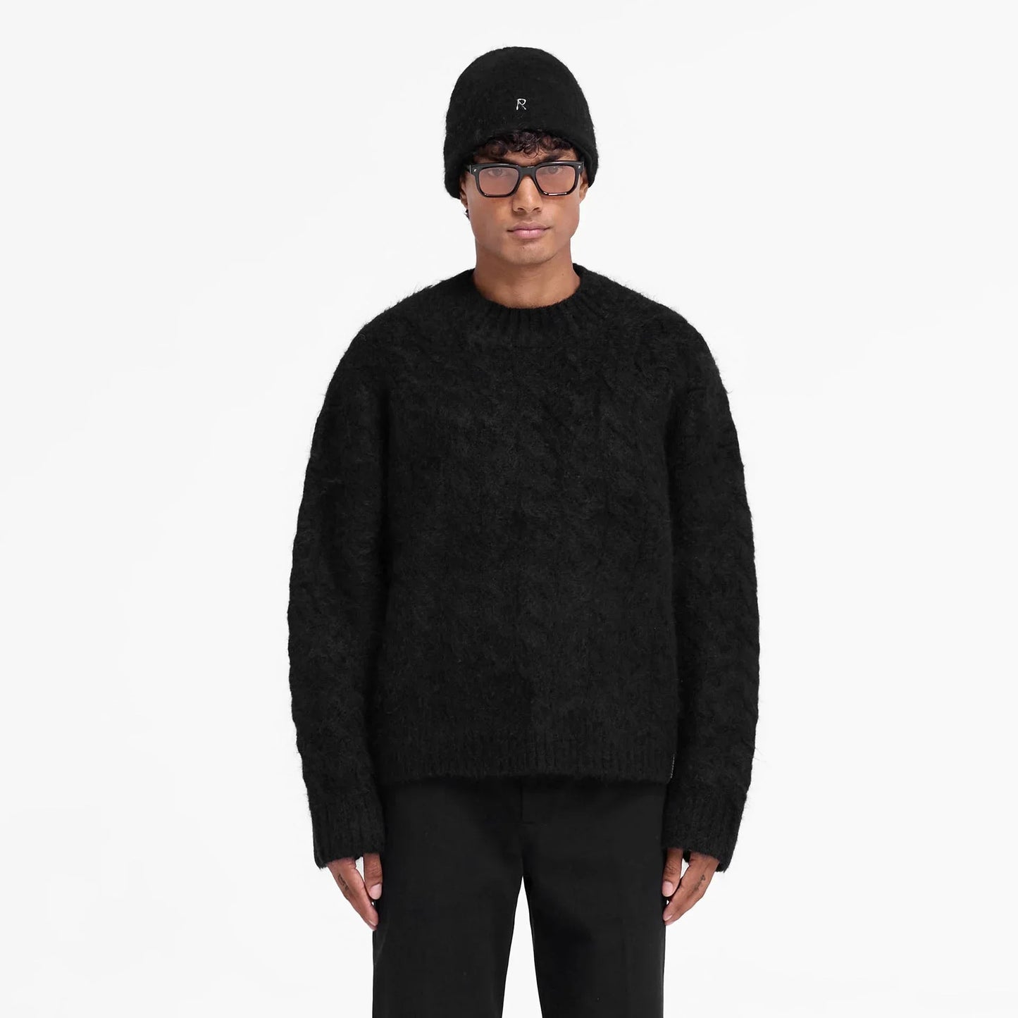 Textured Knit in Blue