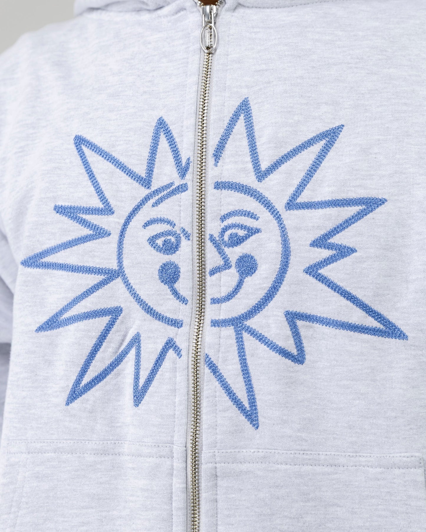 ZENITH HOODIE ZIP - GREY