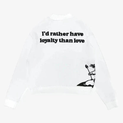 Oversized Knit “Love Arrow”